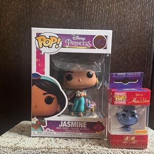 Funko Disney Princess Jasmine with Genie Keychain